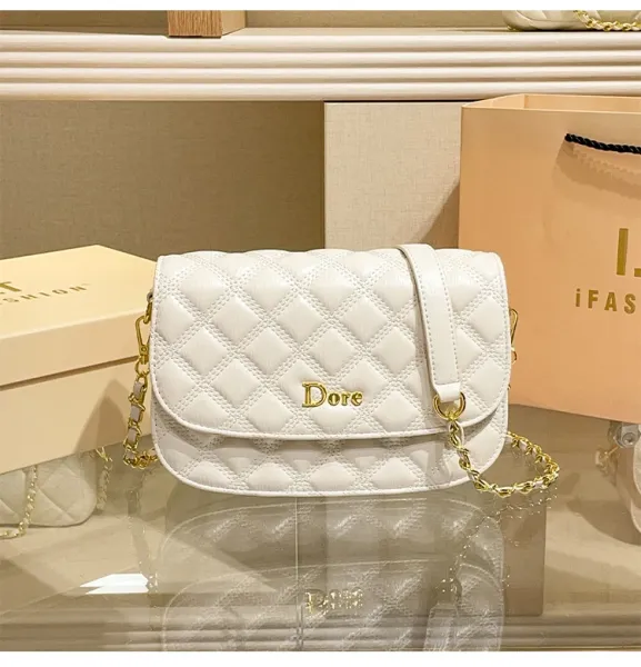 Dior Diorama Quilted Black Leather Belt Bag with Chain Strap - 8