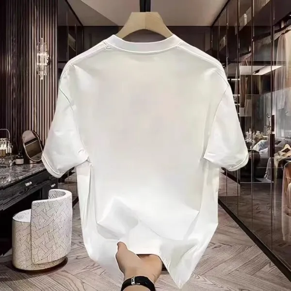 Design Leadzones Multicolor Logo Print White T-Shirt T-Shirts - 4
