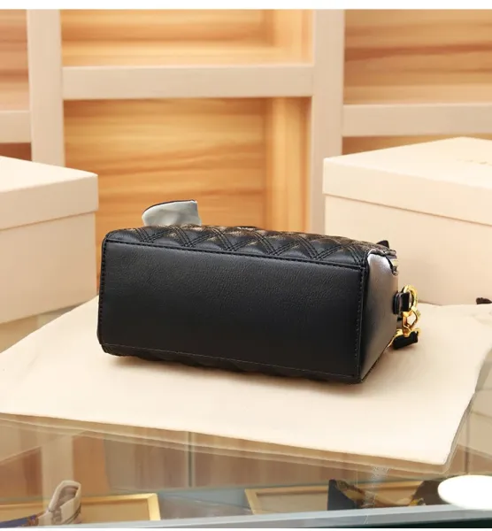 Dior Oblique Quilted Mini Handbag Black - 35