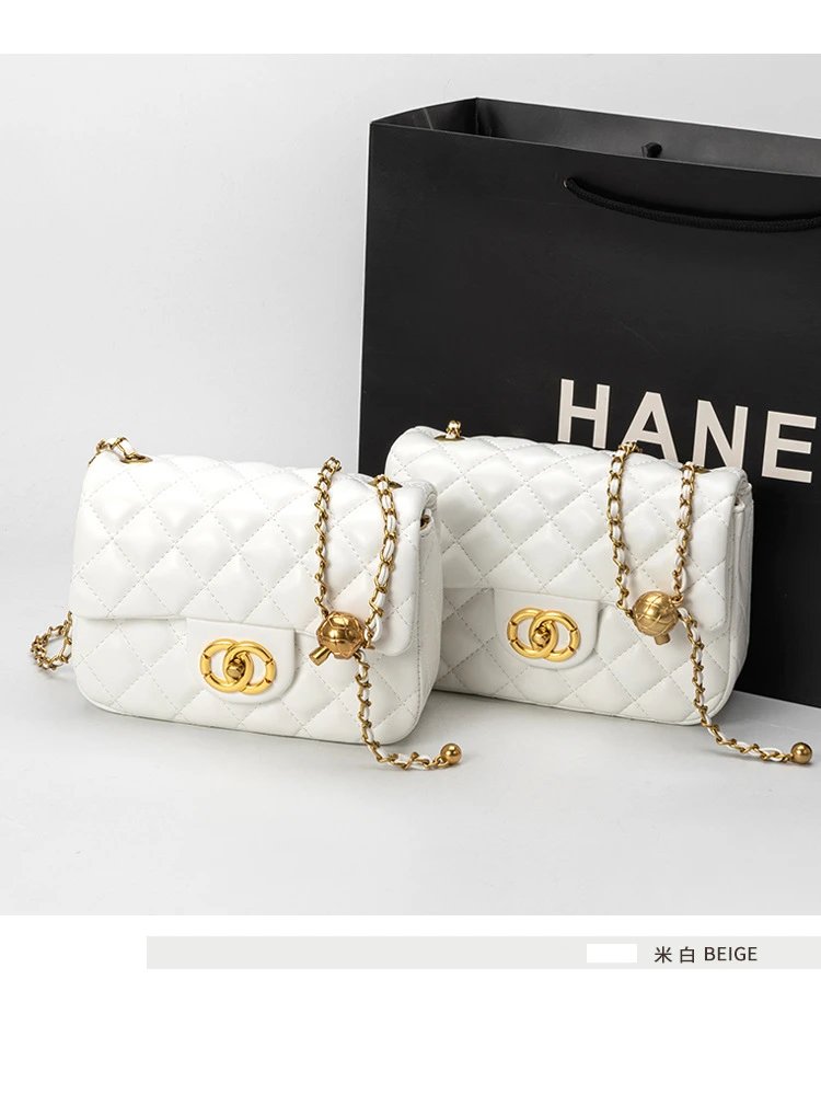 Chanel Mini Flap Bag Black Quilted Leather Chain Shoulder Bag - 23