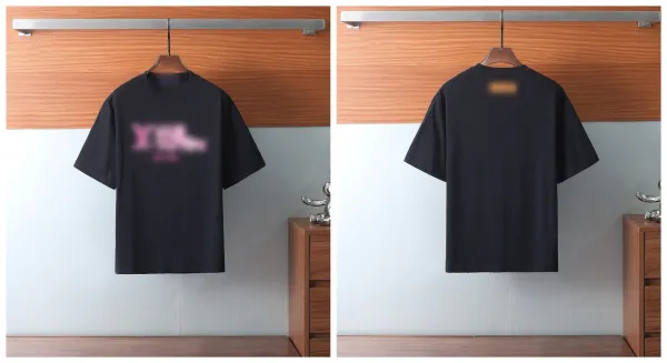 Louis Vuitton Blurred Logo T-Shirt White - 3