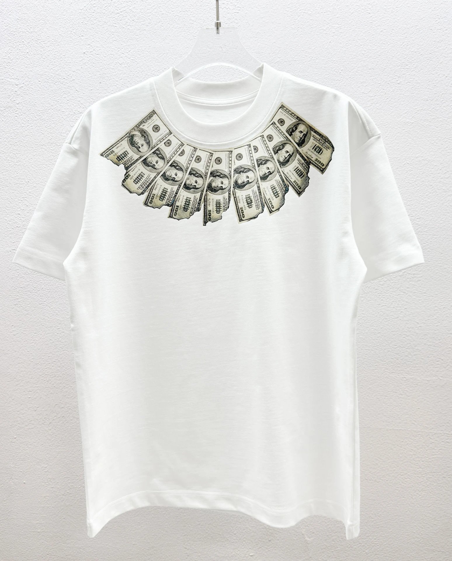 Maison Margiela Logo Embroidered T-Shirt White and Black - 27