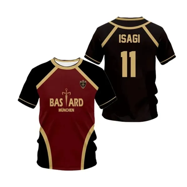 Design Black and Gold Panelled T-Shirt - 5