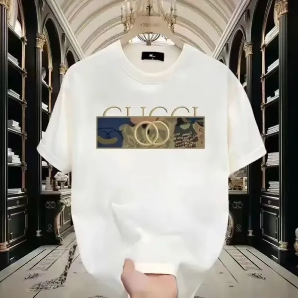 Gucci Artistic Print Black T-Shirt - 5