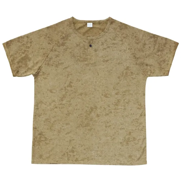 Design Henley T-Shirt Army Green T-Shirt - 26