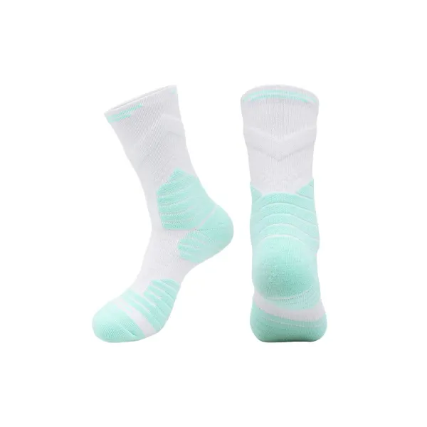 Design Performance Cushion Socks White Mint - 1