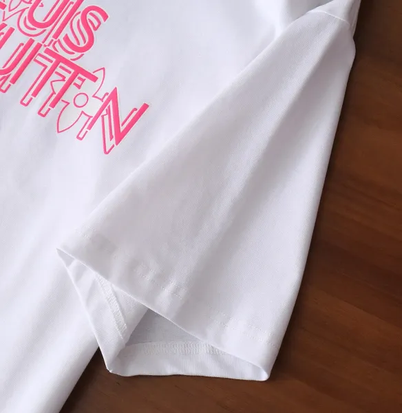 Louis Vuitton Blurred Logo T-Shirt White - 19