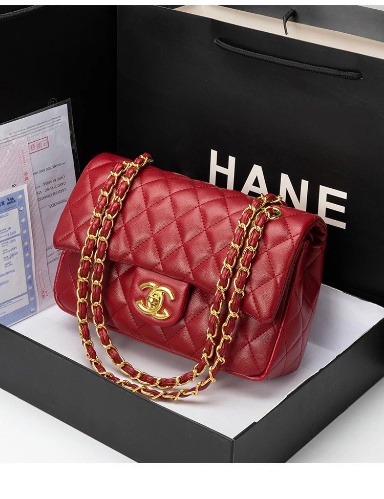 Chanel Classic Flap Bag Burgundy Quilted Leather with Gold Hardware Shoulder Bag - 7