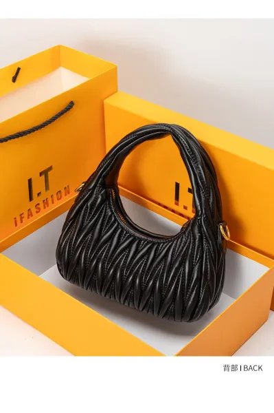 Miu Miu Matelassé Hobo Bag Black - 14