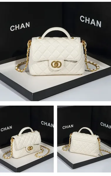 Chanel Mini Flap Bag Pink Quilted Leather Handbag - 21