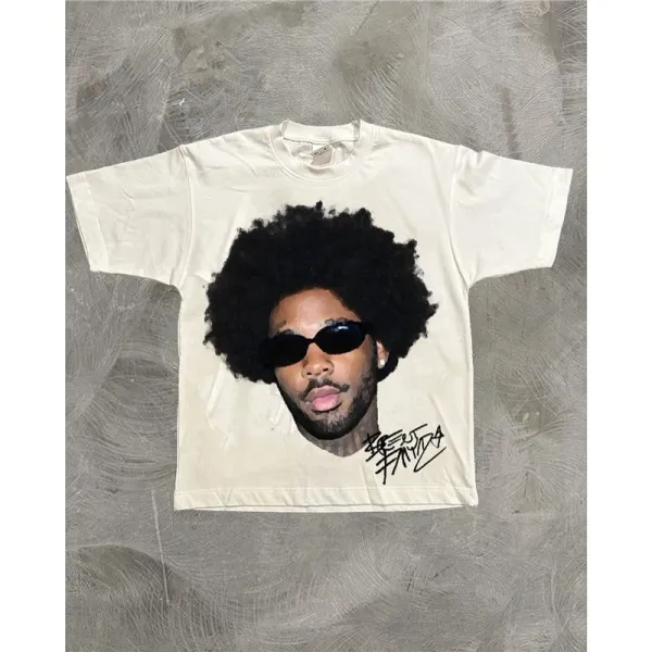 Frank Ocean x Unknown Artist Graphic Print Beige T-Shirt - 1