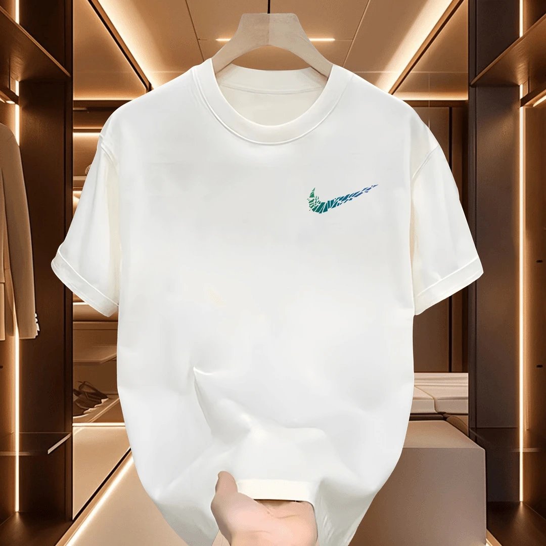 Nike Swoosh Fragmented Graphic Black T-Shirt - 9