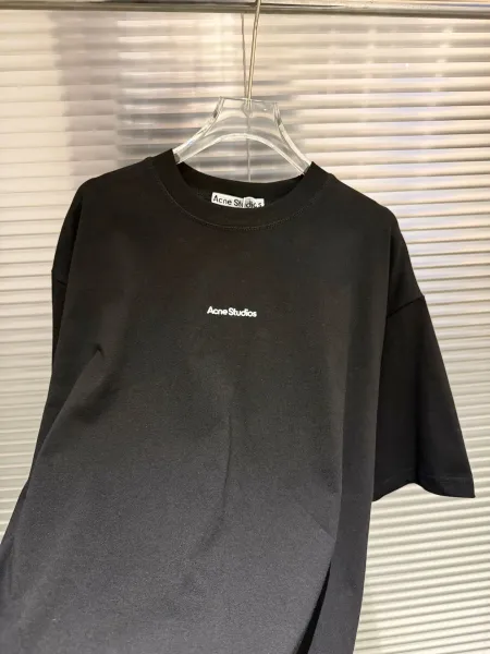 Acne Studios Heart Logo Oversized T-Shirt Pink - 19