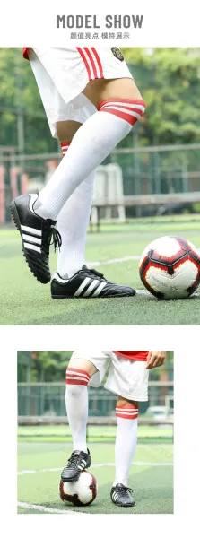 Design Knee-High Sport Socks Mint Green with Black Stripes Socks - 12