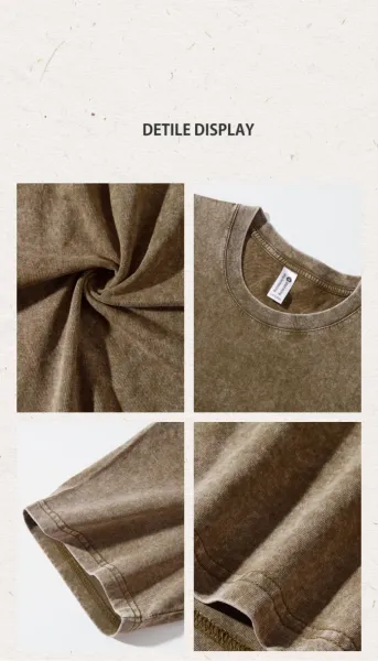 Design Acid Wash Gray T-Shirt - 11