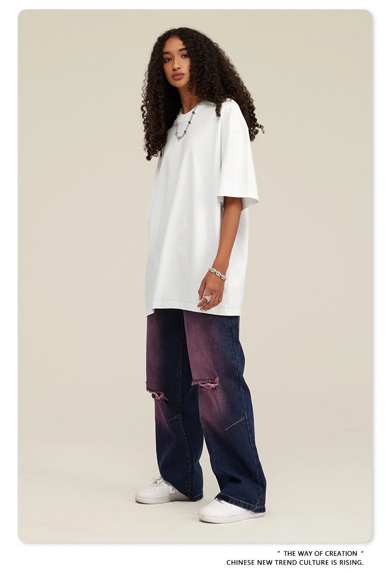 Design Beingmove Washed Beige Oversized T-Shirt T-Shirts - 21