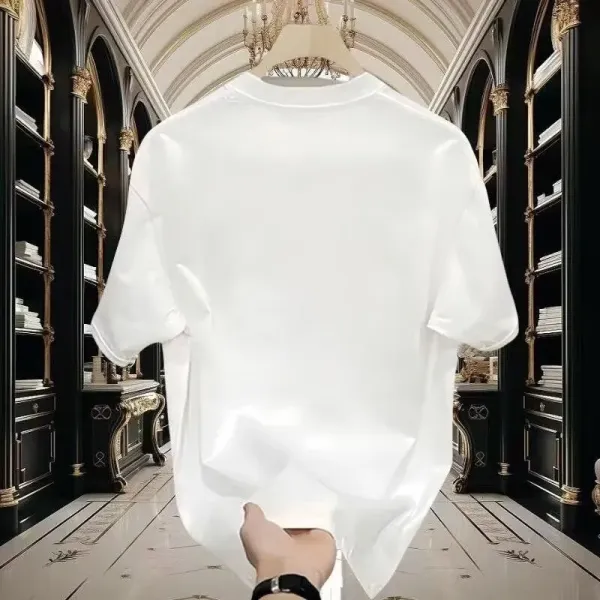 Design Plain White Slim Fit T-Shirt - 10