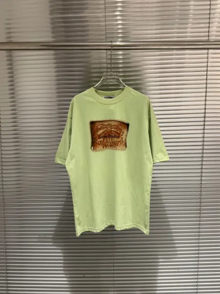 Acne Studios Heart Logo Oversized T-Shirt Pink - 31