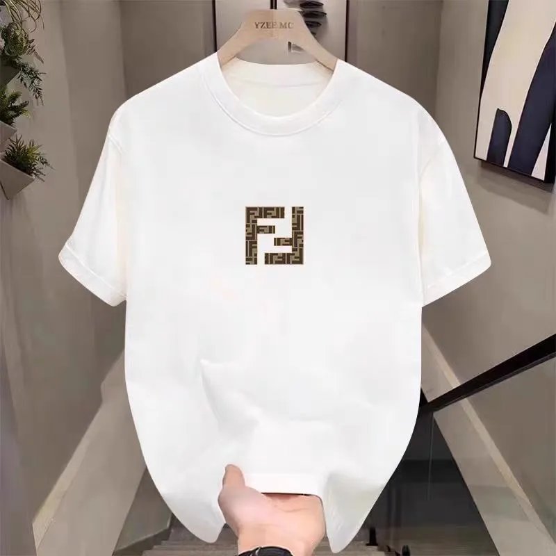 Fendi FF Logo Print Black T-Shirt - 4