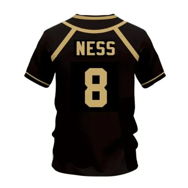Design Black and Gold Panelled T-Shirt - 9