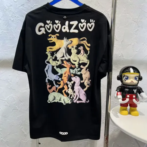 GCDS The Universe Couldn't Keep a Secret Rhinestone Embellished White T-Shirt - 9