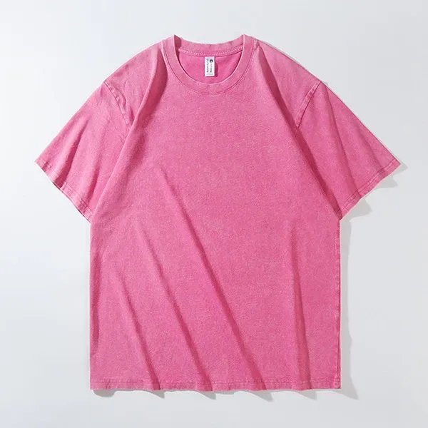 Design Basic Oversized T-Shirt Pink - 1