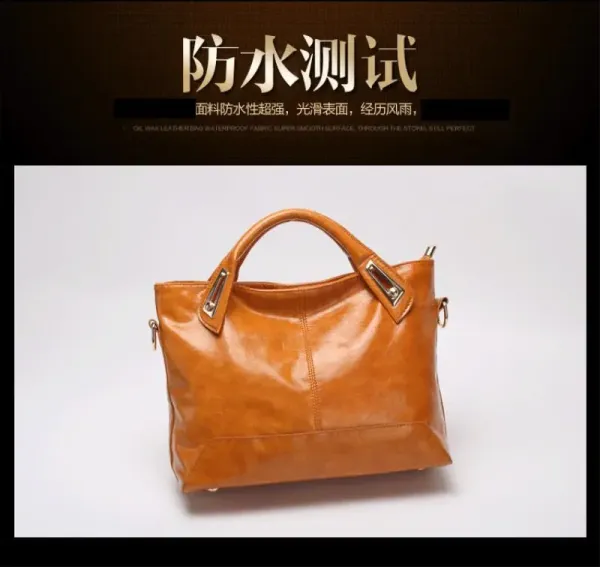 Design Patent Leather Hobo Bag Black Handbag - 15