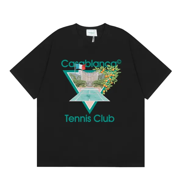 Casablanca Cactus Print Oversized T-Shirt White - 15
