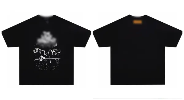 Louis Vuitton Graffiti Print White T-Shirt - 3