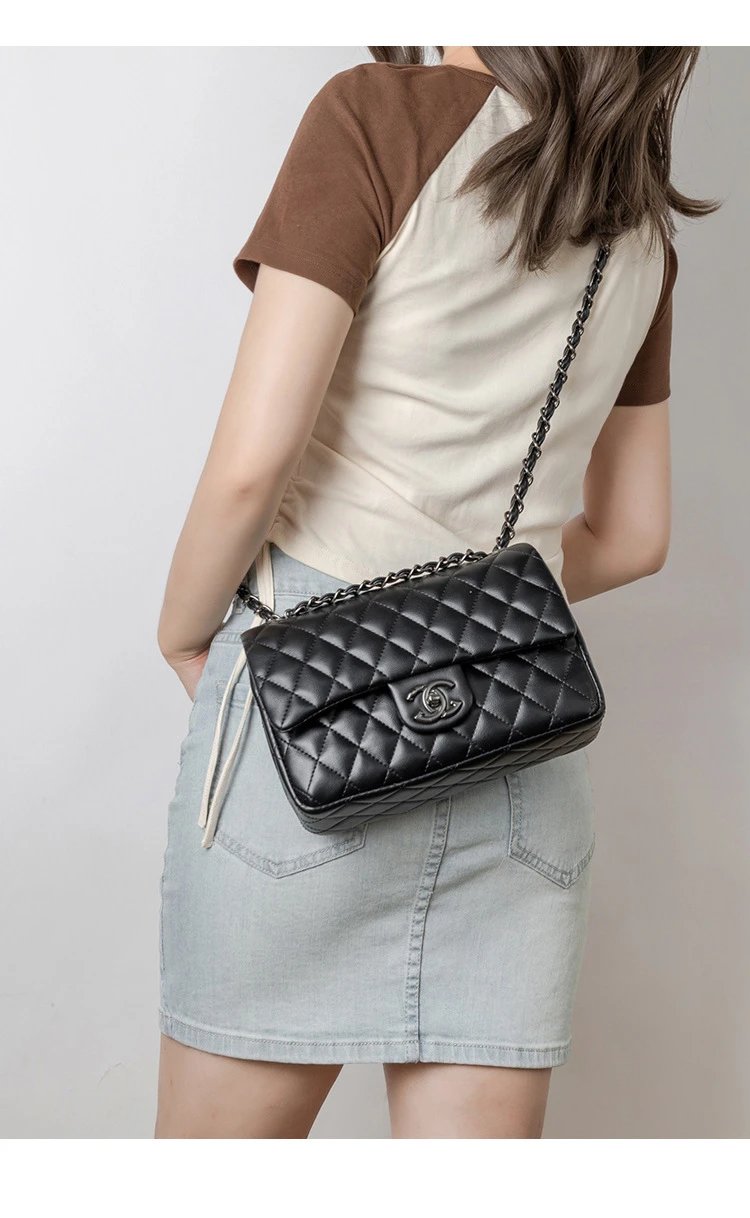 Chanel Classic Flap Bag Burgundy Quilted Leather with Gold Hardware Shoulder Bag - 14