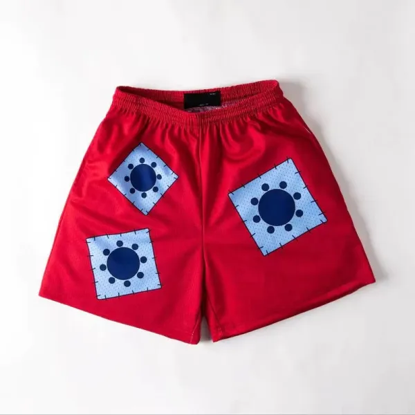 Design Cloud Pattern Swim Shorts Multicolor Swimwear - 5