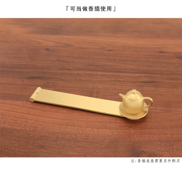Design Mini Brass Teapot Gold Accessories - 9