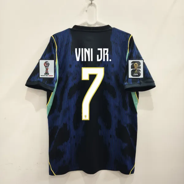 Paris Saint-Germain Neymar Jr 2018 FIFA World Cup Away Jersey Navy Blue - 11