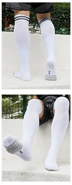 Adidas Performance Knee-High Socks Orange with White Stripes Socks - 14