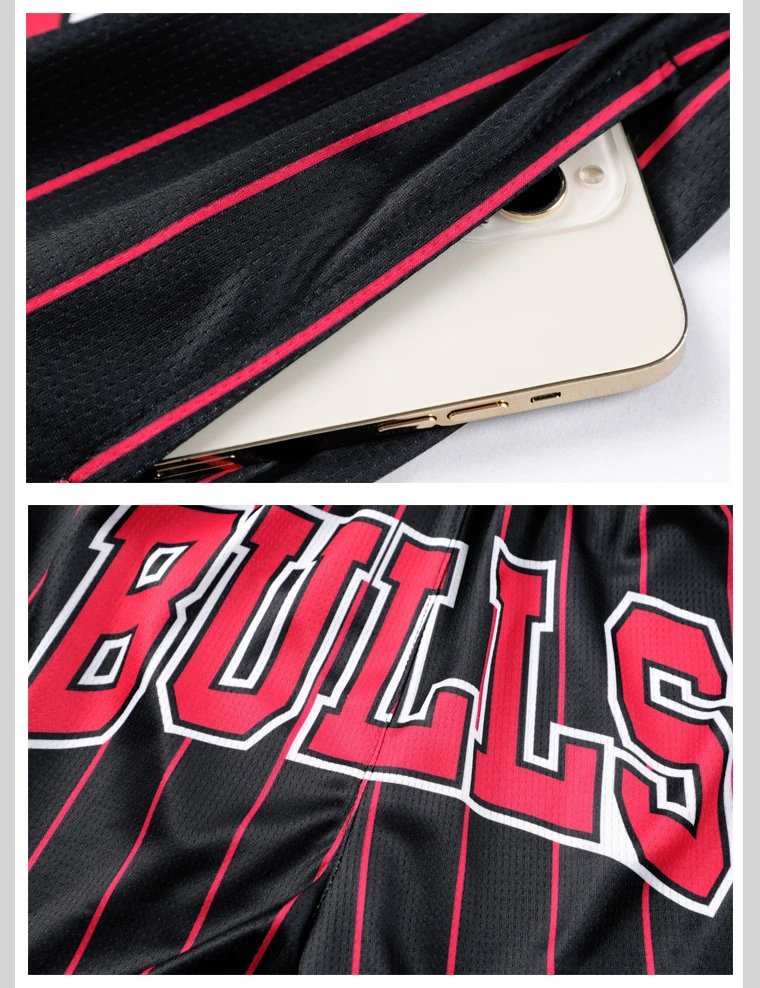 NBA x Mitchell & Ness Lightning Bolt Shorts Black - 16