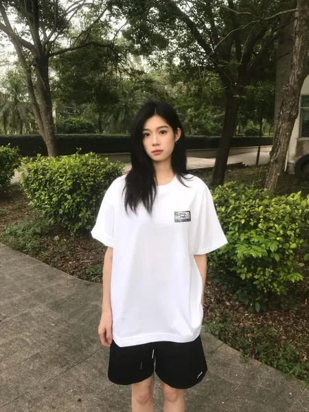 Design WE11DONE 1506 Black Graphic T-Shirt T-Shirts - 32