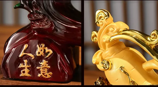 Design Golden Koi Ornament Accessories - 10
