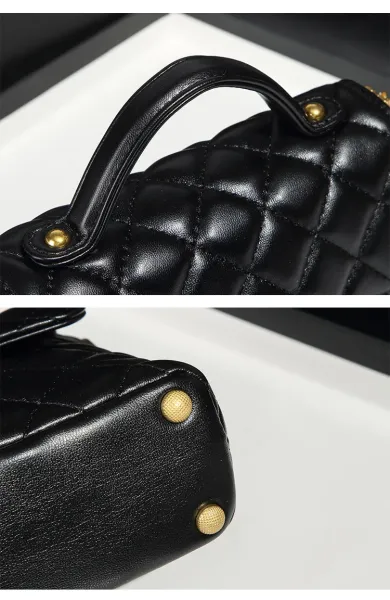 Chanel Mini Flap Bag Pink Quilted Leather Handbag - 12
