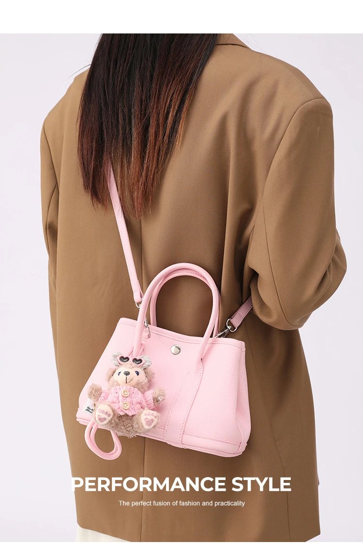 Disney x Sanrio Duffy the Disney Bear Pink Tote Handbag - 13