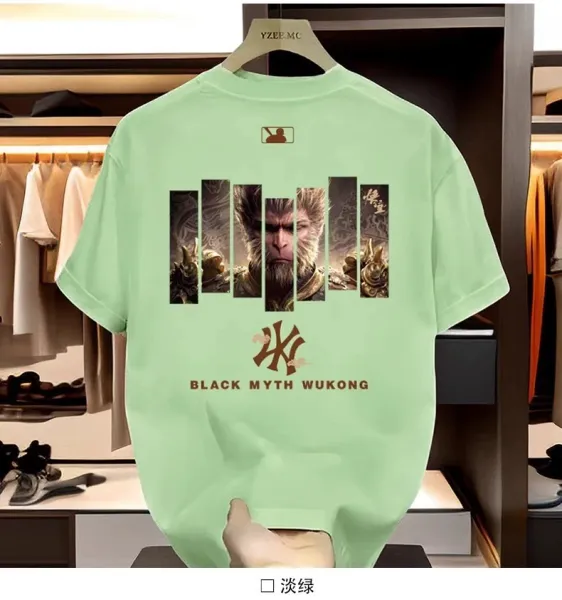 Design Black Myth Wukong Graphic T-Shirt White - 7