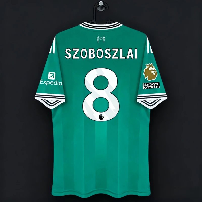 Liverpool FC 2023-24 Third Jersey Green Szoboszlai #8