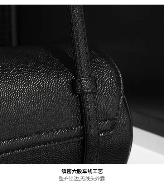 HAN Mini Barrel Crossbody Bag White - 16