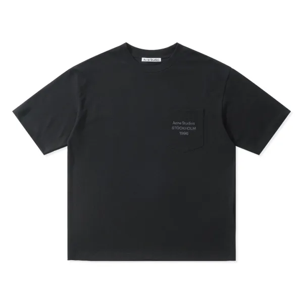 Acne Studios Heart Logo Oversized T-Shirt Pink - 10
