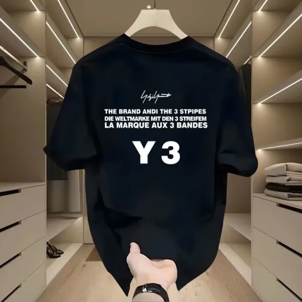 Adidas Y-3 Y3 Logo White T-Shirt - 3