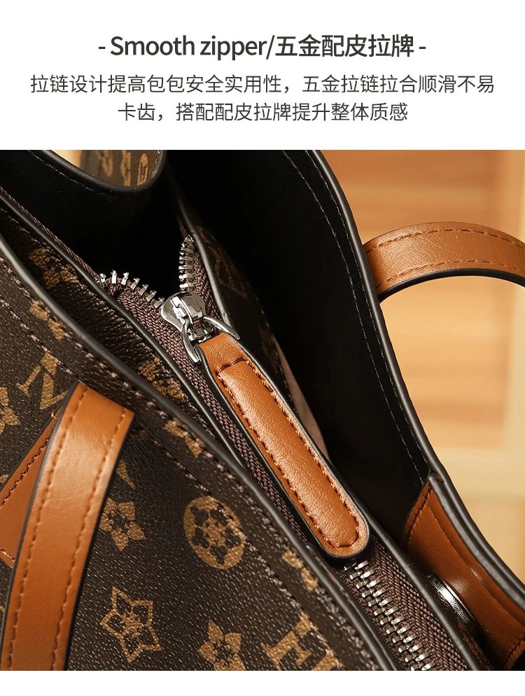 Michael Kors Logo Print Tote Bag Brown - 6