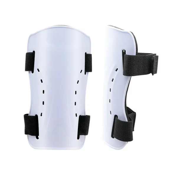 Design Shin Guards White with Black Straps Accessories - 1