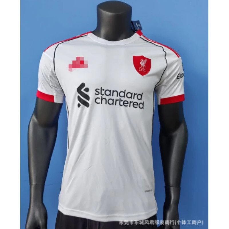 Liverpool FC 2023-24 Away Jersey White / Red