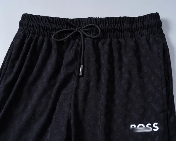 Louis Vuitton Monogram Print Swim Shorts Black Multicolor - 8