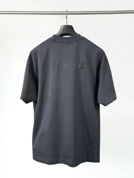 Balenciaga Logo T-Shirt Dark Gray T-Shirt - 11