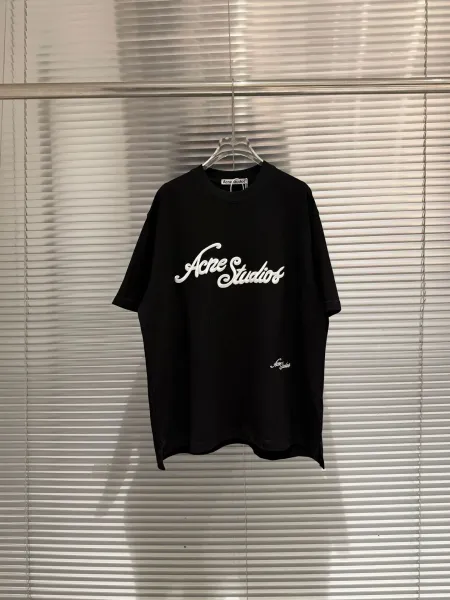 Acne Studios Heart Logo Oversized T-Shirt Pink - 37